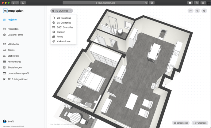 Access an Interactive Floor Plan